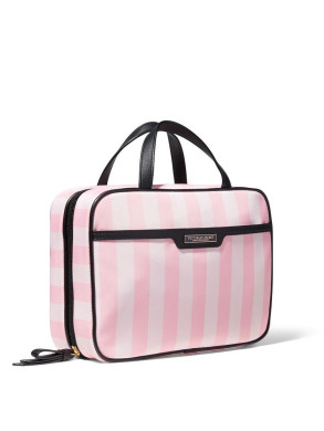 Косметичка Victoria's Secret Everything Travel Case Signature Stripe Рожева Смужка