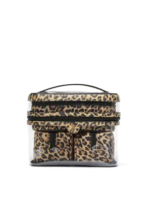  Косметичка 4-Piece Makeup Bag Leopard 