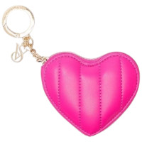 Брелок для ключів - монетниця Victoria’s Secret Heart Coin Purse Keychain Pink