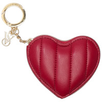 Брелок для ключів - монетниця Victoria's Secret Heart Coin Purse Keychain Red