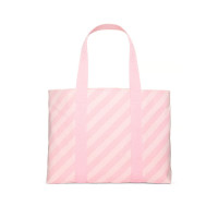 Пляжна сумка Canvas Tote Bag Pink Stripe