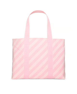 Пляжна сумка Canvas Tote Bag Pink Stripe