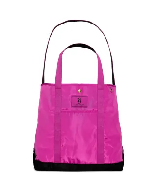 Пляжна сумка Victoria’s Secret Carryall Tote Bag Pink and Black