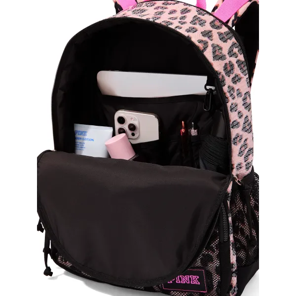Рюкзак PINK Sequin Campus Backpack 16.3 Liters Leopard Sequin