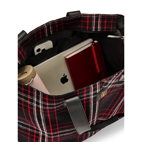 Сумка шопер Plaid Tote Bag