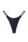 Трусики зі стразами Shine Strap Thong Panty Noir Navy