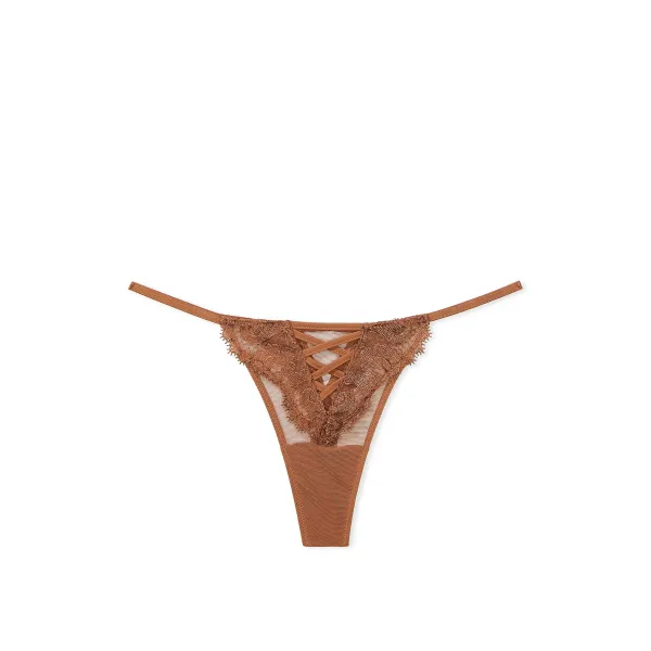 Комплект Victoria's Secret Dream Angels Wicked Unlined Boho Floral Embroidery Balconette Bra Caramel