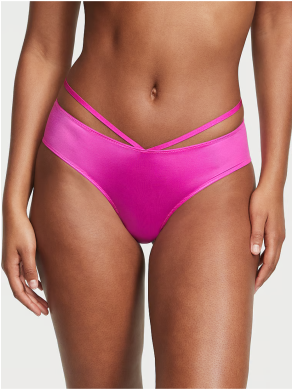 Трусики Very Sexy So Obsessed Strappy Cheeky Panty Fuchsia Frenzy рожеві