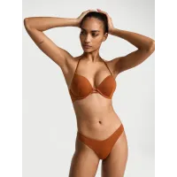 Купальник Victoria's Secret Essential Bombshell Add-2-Cups Diamanté Push-Up Bikini Top + Brazilian Bikini Bottom