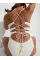 Купальник Victoria's Secret Swim Archives Beach Lace Cheeky One-Piece Swimsuit Coconut White