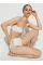 Купальник Victoria's Secret Swim Archives Beach Lace Halter Bralette Bikini Top+Archives Beach Lace High-Waist Full-Coverage Coconut White