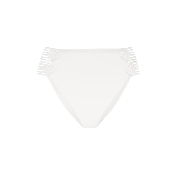 Купальник Victoria's Secret Swim Archives Beach Macrame Bralette Bikini Top+ Archives Beach Lace Cheeky Coconut White