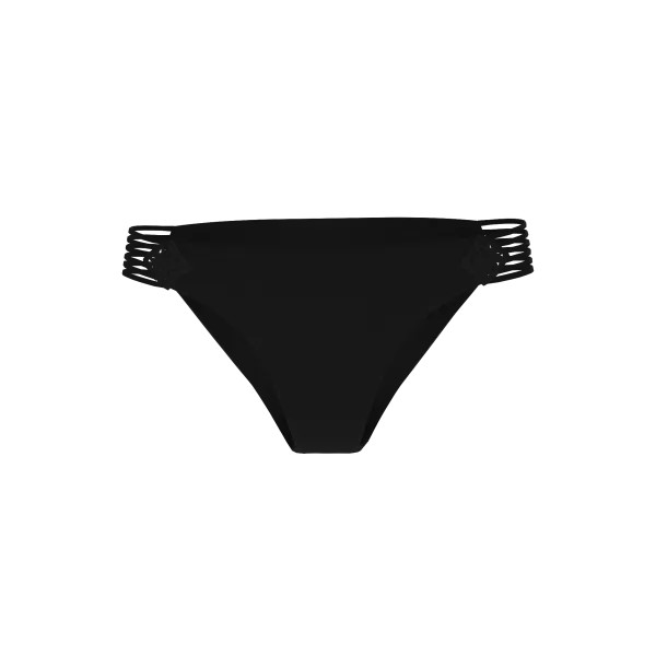 Купальник Victoria's Secret Swim Archives Beach Macrame Halter Push-Up Bikini Top + Cheeky Black