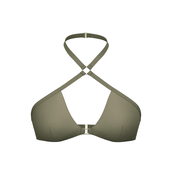 Купальник Victoria's Secret Swim Archives Sexy Cut-Out Crossover Halter Bikini Top + Brazilian Desert Cactus