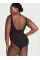 Купальник жатка чорний Victoria's Secret Swim Crinkle One-Shoulder One-Piece Swimsuit