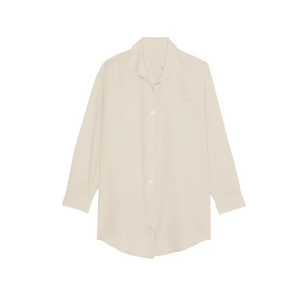 Пляжна сорочка Victoria's Secret Swim Boyfriend Shirt Dress Vanilla Bean