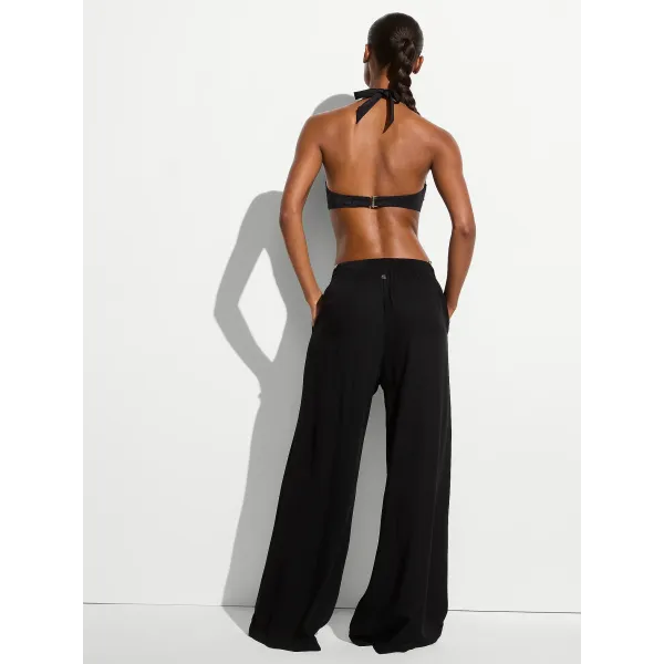 Пляжні штани Victoria's Secret Swim Beachwear Easy Wide-Leg Pants Pure Black