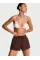 Пляжний костюм Victoria's Secret Swim Boyfriend Shirt Dress+Cover-Up Shorts Burgundy Brown