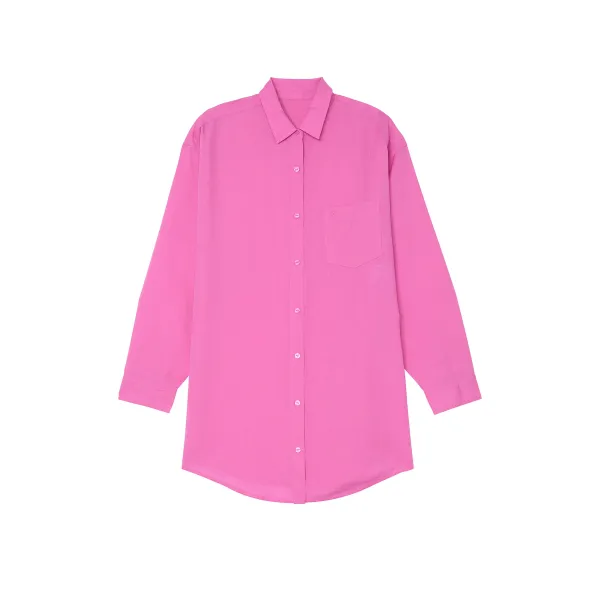 Пляжний костюм Victoria's Secret Swim Boyfriend Shirt Dress+Cover-Up Shorts New Peony