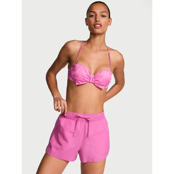 Пляжний костюм Victoria's Secret Swim Boyfriend Shirt Dress+Cover-Up Shorts New Peony