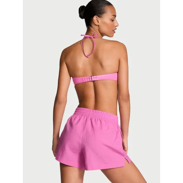 Пляжний костюм Victoria's Secret Swim Boyfriend Shirt Dress+Cover-Up Shorts New Peony