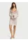 Victoria's Secret Swim Beachwear Crochet Long-Sleeve Mini Dress Natural