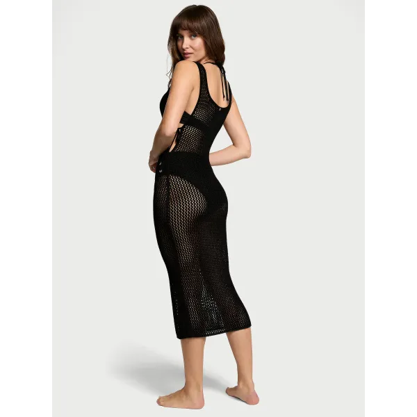 Victoria's Secret Swim Beachwear Crochet Midi Dress