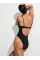 Купальник Суцільний Victoria's Secret Swim Twist Push-Up One-Piece Swimsuit Pure Black