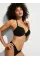 Купальник Victoria's Secret Bombshell Add-2-Cups Diamanté Push-Up Bikini Top+ Brazilian Bikini Bottom Black Shine