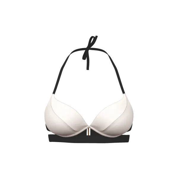 Купальник Victoria's Secret Swim Archives Banded Push-Up Bikini Top+ Brazilian Bikini Bottom Coconut White