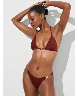Купальник Victoria's Secret Swim Archives Toggle Push-Up Triangle Bikini Top+Toggle Bikini Bottom Dark Chili