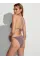 Купальник Victoria's Secret Swim Beach Beads Triangle Bikini Top + Brazilian Bikini Bottom Winery