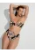 Купальник Victoria's Secret Swim Beach Hoops Bandeau Bikini Top+Hoops High-Waist Full-Coverage Bikini Black Palms