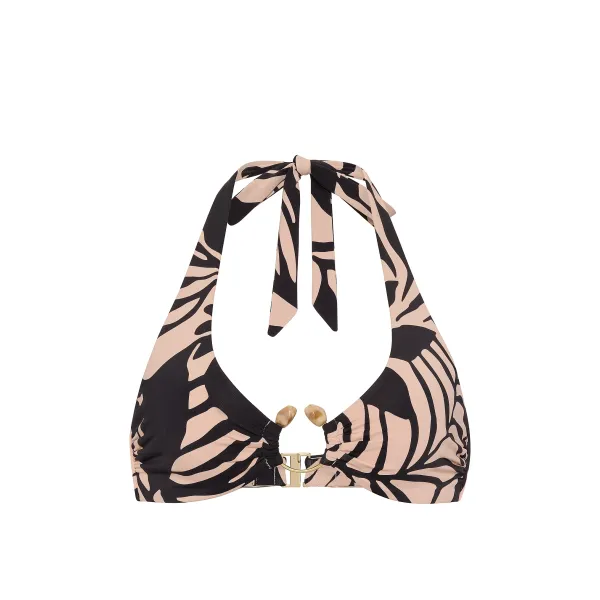 Купальник Victoria's Secret Swim Beach Hoops Brazilian Bikini Bottom+Beach Hoops Brazilian Bikini Bottom Black Palms