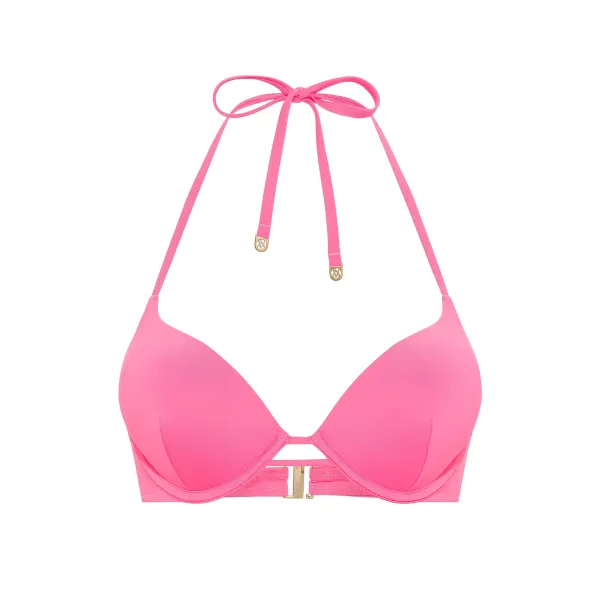 Купальник Victoria's Secret Swim Bombshell Add-2-Cups Push-Up Bikini Top+Cinched Thong Bikini Bottom Bombshell Pink