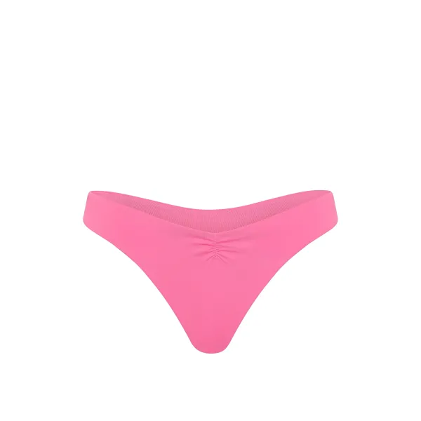 Купальник Victoria's Secret Swim Bombshell Add-2-Cups Push-Up Bikini Top+Cinched Thong Bikini Bottom Bombshell Pink
