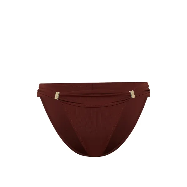 Купальник Victoria's Secret Swim Harlow Halter Push-Up Bikini Top +Harlow Bikini Bottom Dark Chili