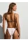 Купальник Victoria's Secret Swim Heritage Stripe Sequin Triangle Bikini Top + Brazilian Bikini Bottom Iconic Pink Stripes