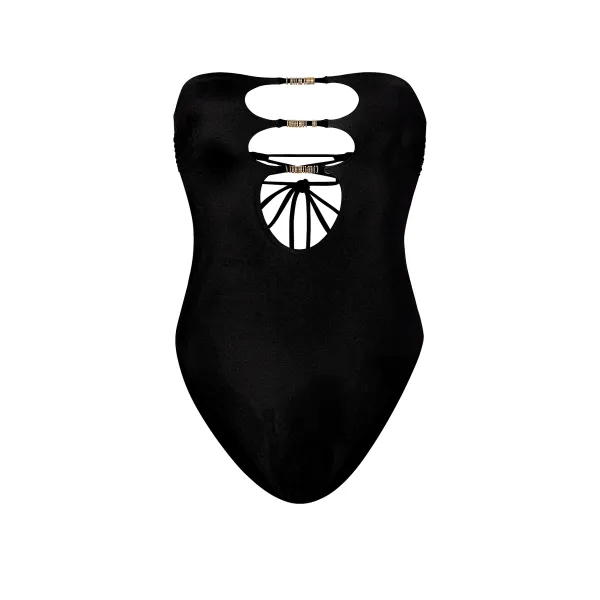 Купальник Victoria's Secret Swim Reversible Cut-Out Rings Strapless One-Piece Swimsuit