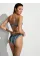 Купальник Victoria's Secret Swim Shimmer Stripe Knit Balconette Bikini Top +Brazilian Bikini Bottom Periwinkle Shimmer Stripes