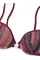 Купальник Victoria's Secret Swim Shimmer Stripe Knit Balconette Bikini Top +Brazilian Bikini Bottom Dark Chili Shimmer Stripes