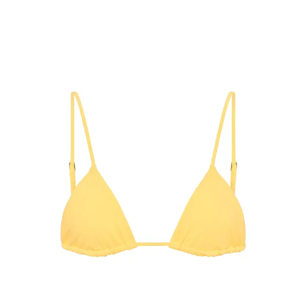 Купальник Victoria's Secret Swim Triangle Bikini Top+Brazilian Bikini Bottom Halo Yellow