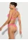 Купальник Victoria's Secret Swim Triangle Bikini Top+Cinched Thong Bikini Bottom Bombshell Pink
