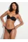 Купальник Victoria's Secret Swim Twist Push-Up Bandeau Bikini Top + Brazilian Bikini Bottom Black