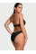 Купальник Victoria's Secret Swim Twist Push-Up Bandeau Bikini Top + Brazilian Bikini Bottom Black