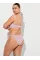 Купальник Victoria's Secret Swim Twist Push-Up Bandeau Bikini Top+ Brazilian Bikini Bottom Pink Dots
