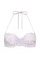 Купальник Victoria's Secret Swim Twist Push-Up Bandeau Bikini Top + Brazilian Bikini Bottom Soft Pink Zebra