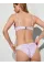 Купальник Victoria's Secret Swim Twist Push-Up Bandeau Bikini Top + Brazilian Bikini Bottom Soft Pink Zebra