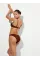Купальник Victoria's Secret Swim Unlined Balconette Bikini Top+ Cheeky Bikini Dark Chili