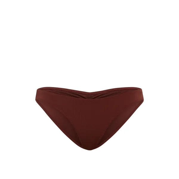 Купальник Victoria's Secret Swim Unlined Balconette Bikini Top+ Cheeky Bikini Dark Chili